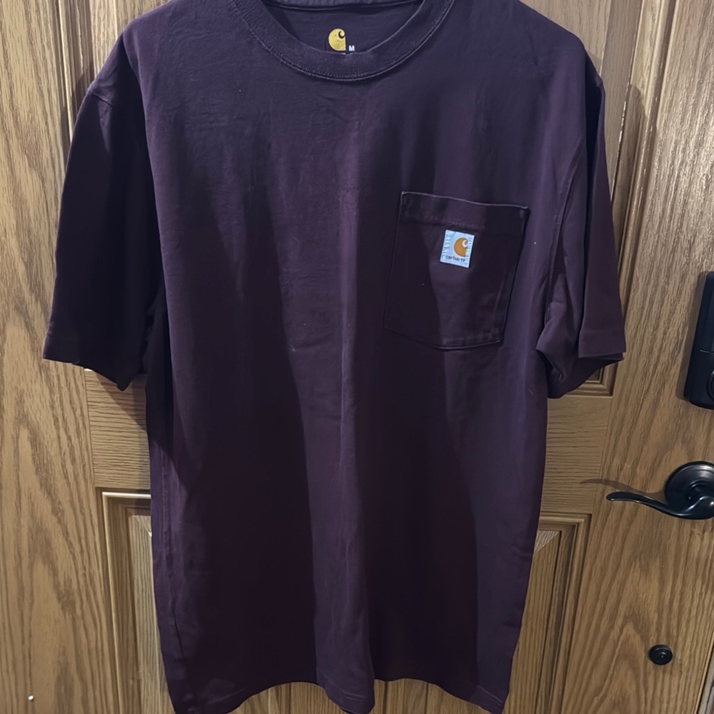 Carhartt Purple Short Sleeve Crew Neck Tee